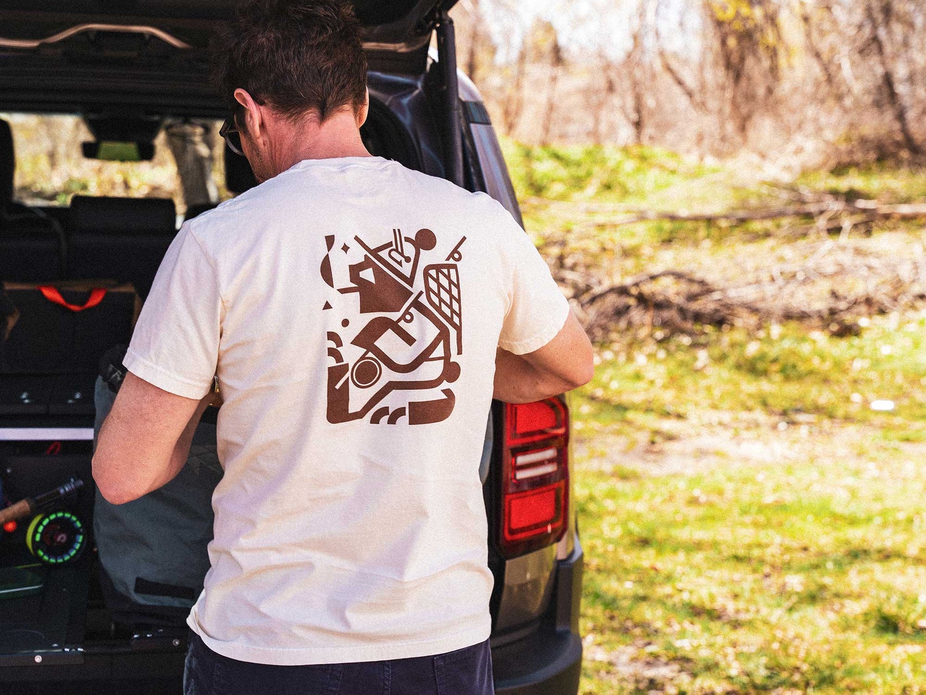 Gone Fishin' Short Sleeve Pocket Tee