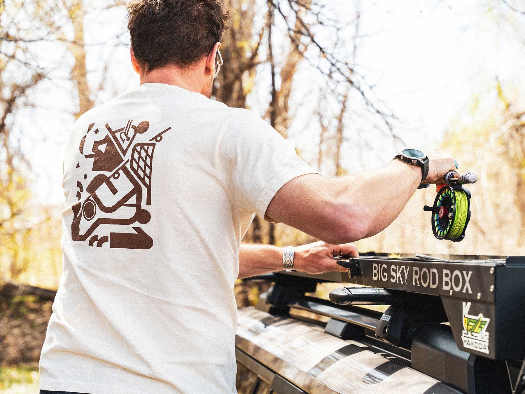 Gone Fishin' Short Sleeve Pocket Tee