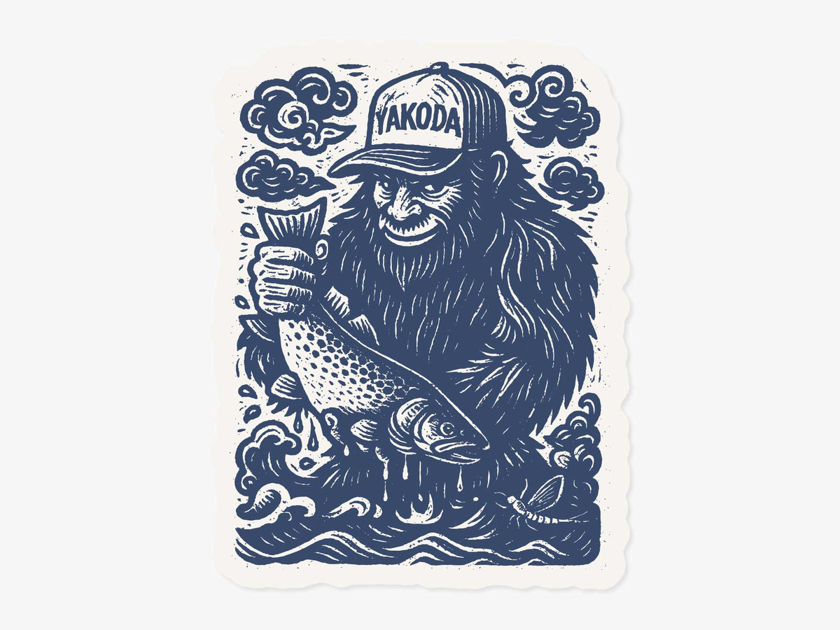 Squatch & Release Sticker