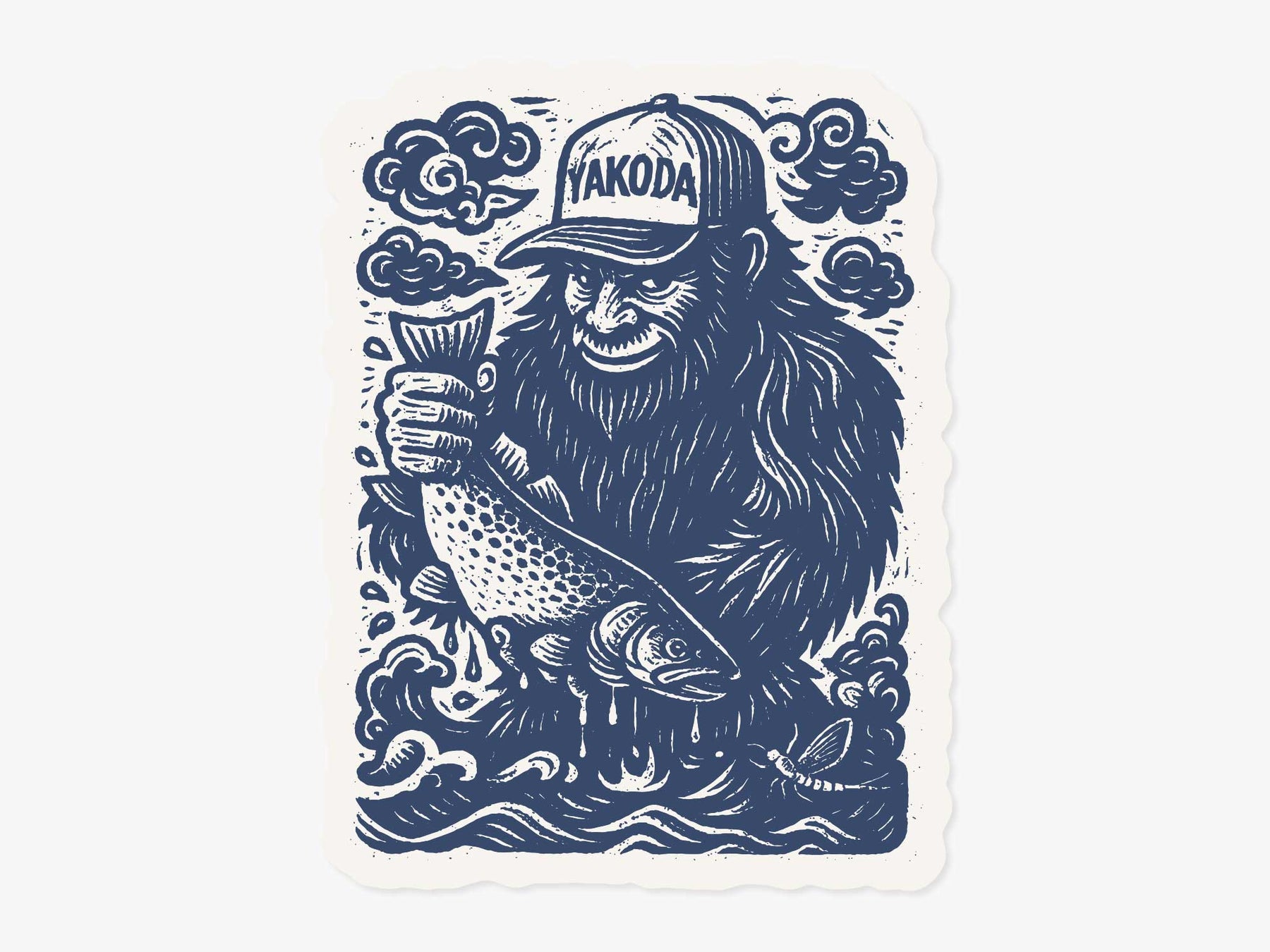 Squatch & Release Sticker
