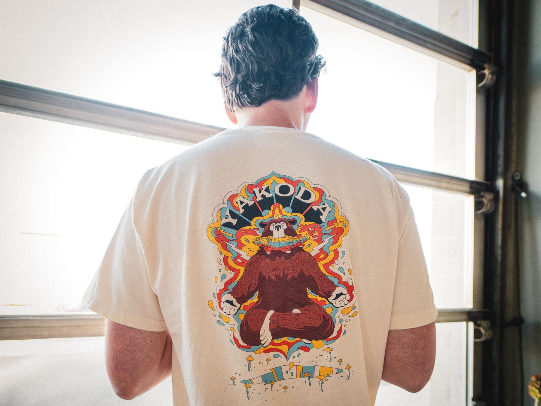Trippy Grizzly Tee