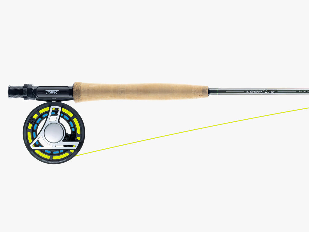Loop Trak Rod + Q Fly Reel + Opti Flex Line Combo