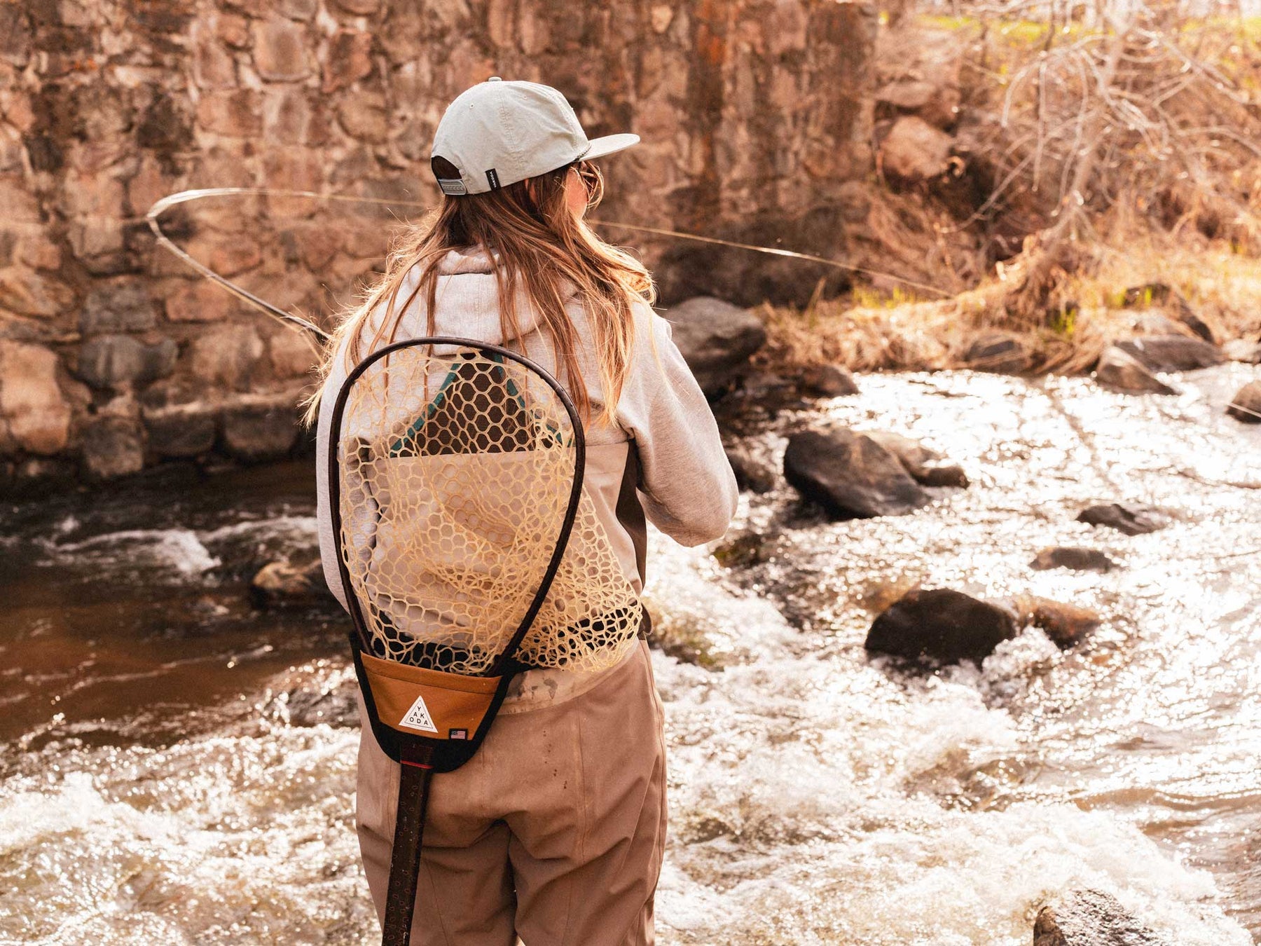 best wade fishing landing net Upstream Net Holder