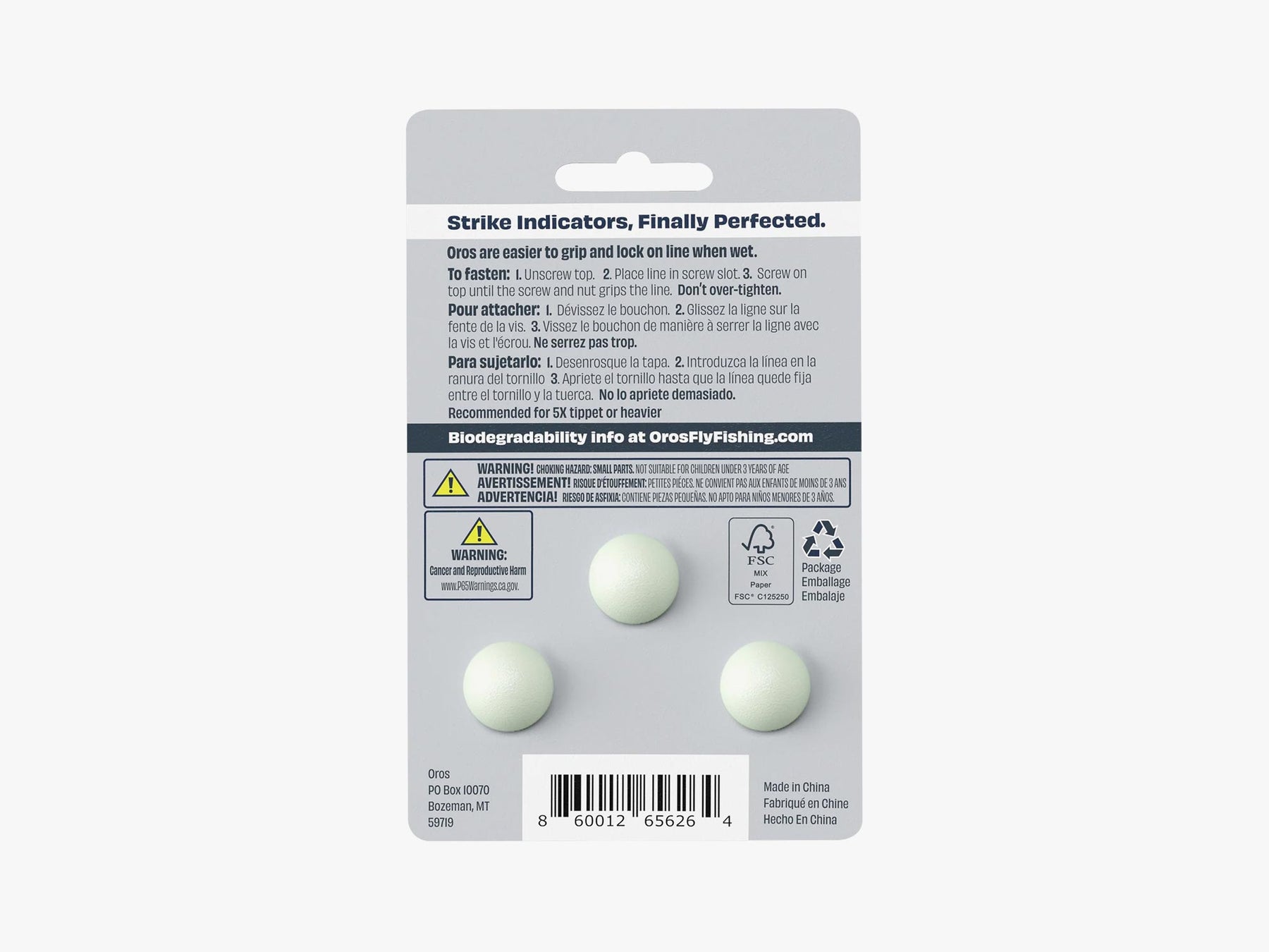 Oros Glow in the Dark Strike Indicators (3-Pack)