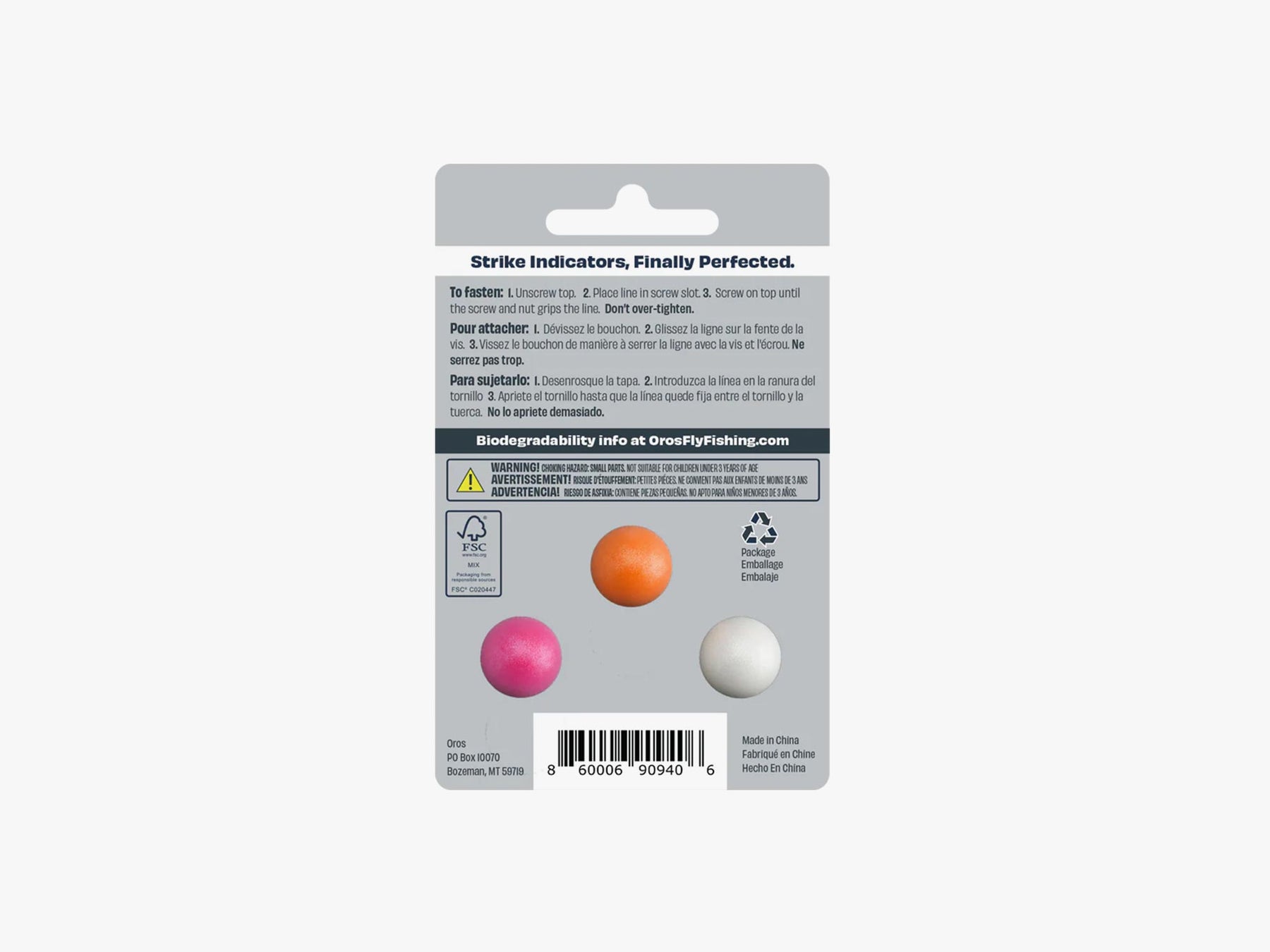 Oros Classic Strike Indicators (3-Pack)