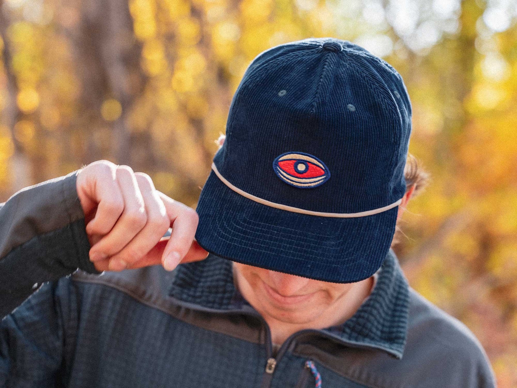 Red Eye Corduroy Hat