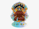 Trippy Grizzly Holographic Sticker